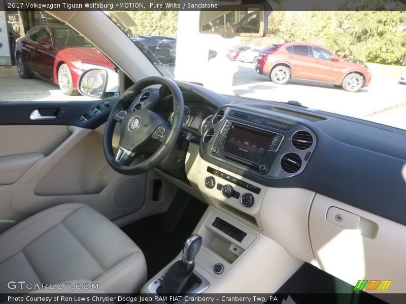Pure White / Sandstone 2017 Volkswagen Tiguan Wolfsburg 4MOTION