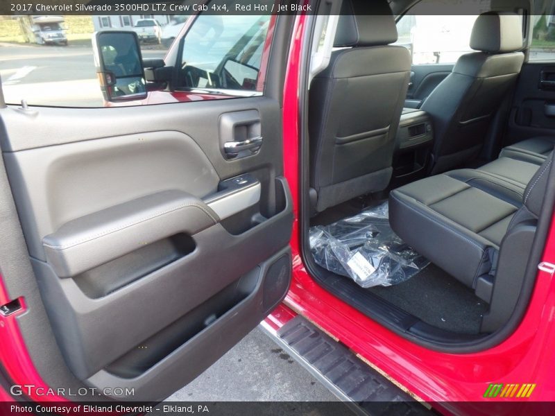 Red Hot / Jet Black 2017 Chevrolet Silverado 3500HD LTZ Crew Cab 4x4