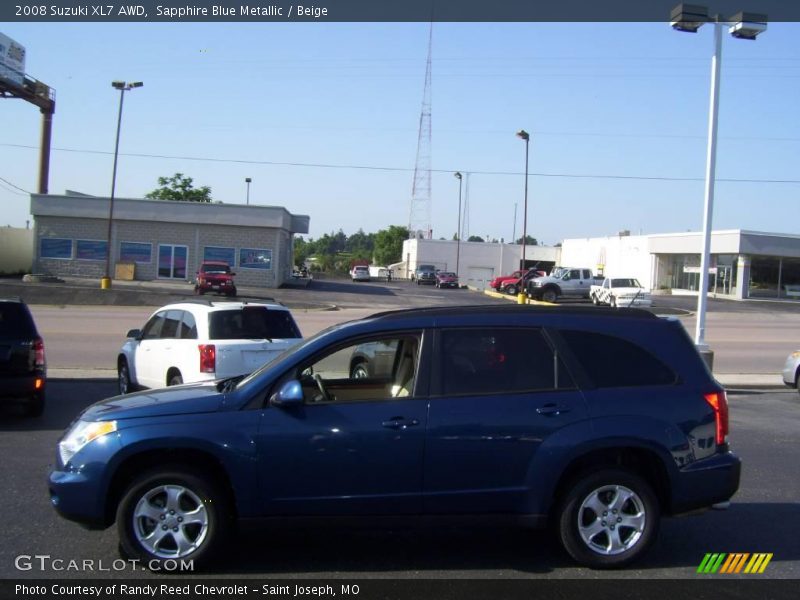 Sapphire Blue Metallic / Beige 2008 Suzuki XL7 AWD