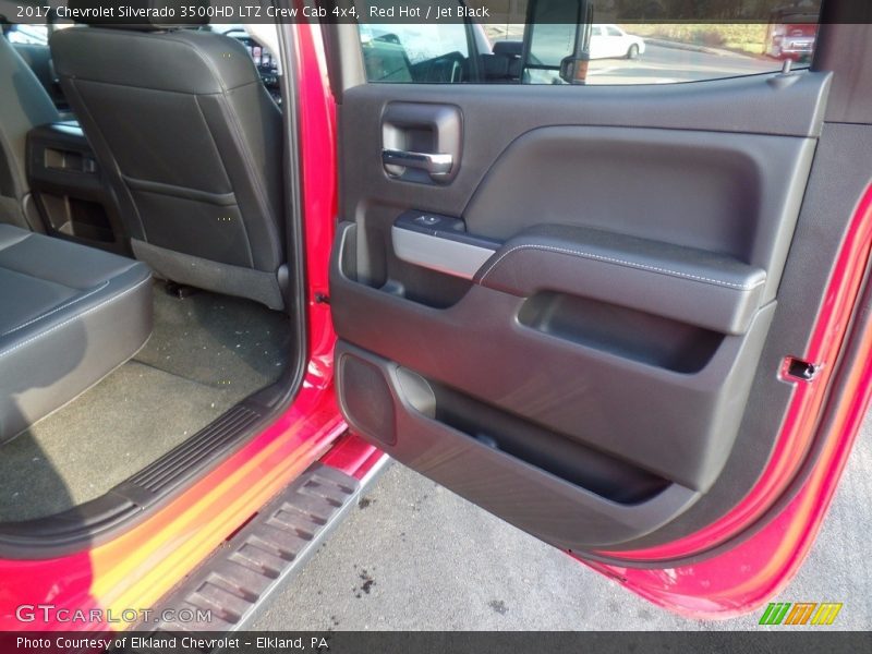 Red Hot / Jet Black 2017 Chevrolet Silverado 3500HD LTZ Crew Cab 4x4