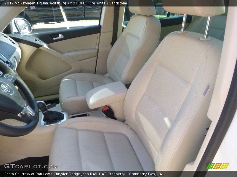 Pure White / Sandstone 2017 Volkswagen Tiguan Wolfsburg 4MOTION