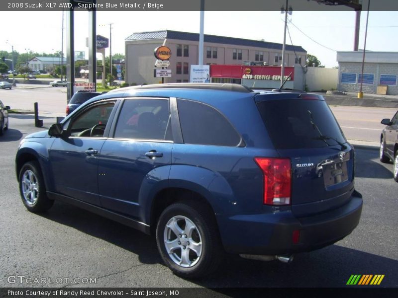 Sapphire Blue Metallic / Beige 2008 Suzuki XL7 AWD