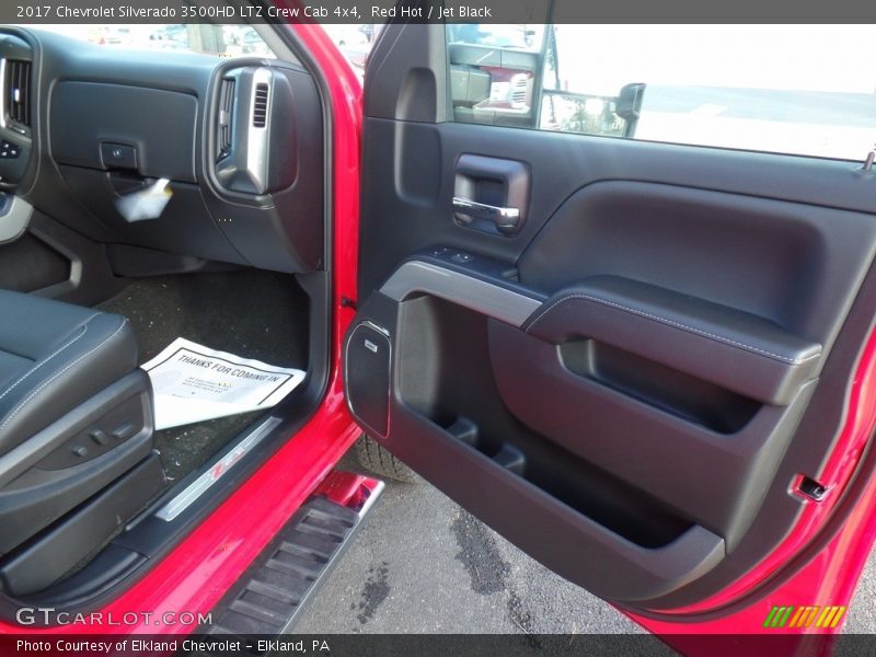 Red Hot / Jet Black 2017 Chevrolet Silverado 3500HD LTZ Crew Cab 4x4