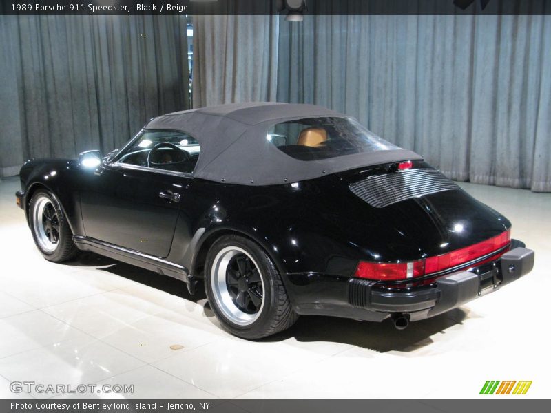 Black / Beige 1989 Porsche 911 Speedster