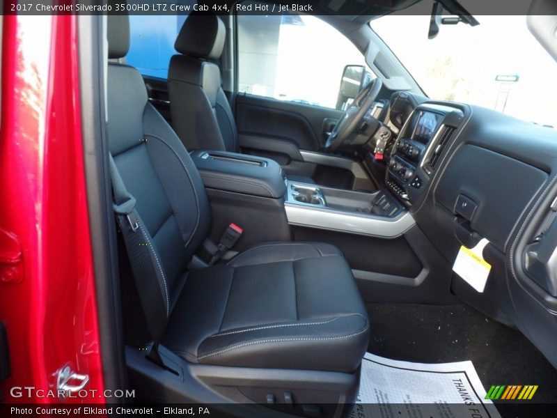 Red Hot / Jet Black 2017 Chevrolet Silverado 3500HD LTZ Crew Cab 4x4
