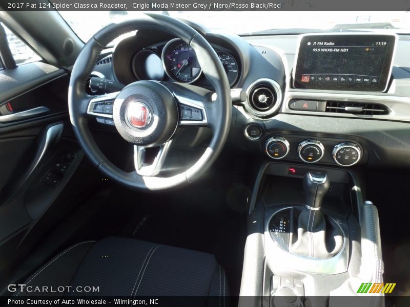 Grigio Moda Meteor Grey / Nero/Rosso Black/Red 2017 Fiat 124 Spider Classica Roadster