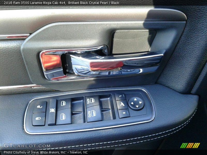 Brilliant Black Crystal Pearl / Black 2018 Ram 3500 Laramie Mega Cab 4x4
