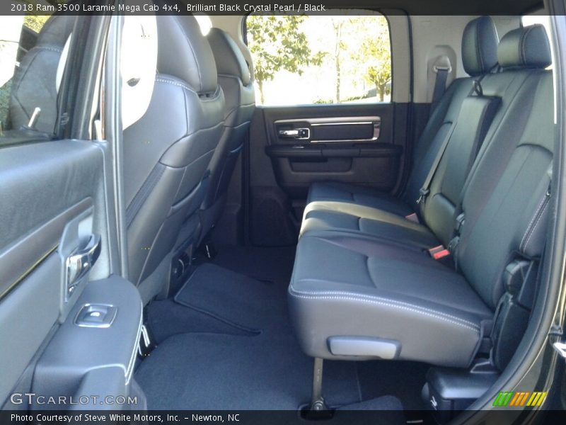 Brilliant Black Crystal Pearl / Black 2018 Ram 3500 Laramie Mega Cab 4x4