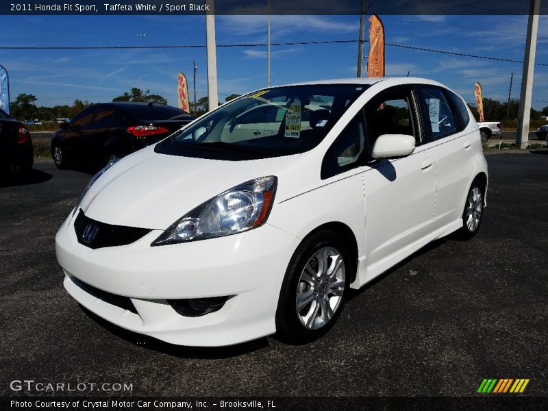 Taffeta White / Sport Black 2011 Honda Fit Sport