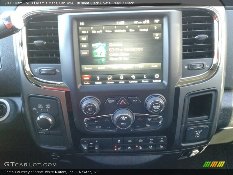 Brilliant Black Crystal Pearl / Black 2018 Ram 3500 Laramie Mega Cab 4x4