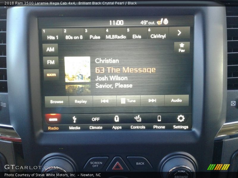 Brilliant Black Crystal Pearl / Black 2018 Ram 3500 Laramie Mega Cab 4x4