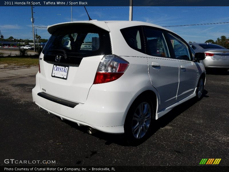 Taffeta White / Sport Black 2011 Honda Fit Sport