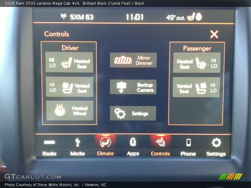 Brilliant Black Crystal Pearl / Black 2018 Ram 3500 Laramie Mega Cab 4x4