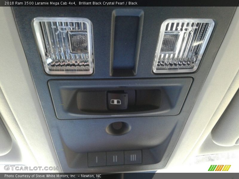 Brilliant Black Crystal Pearl / Black 2018 Ram 3500 Laramie Mega Cab 4x4
