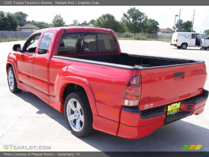 Radiant Red / Graphite Gray 2005 Toyota Tacoma X-Runner