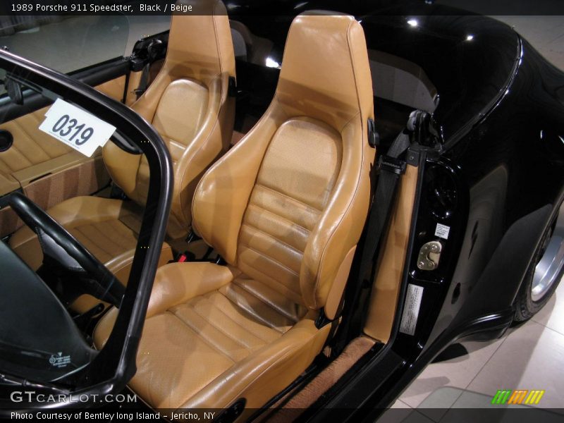 Black / Beige 1989 Porsche 911 Speedster