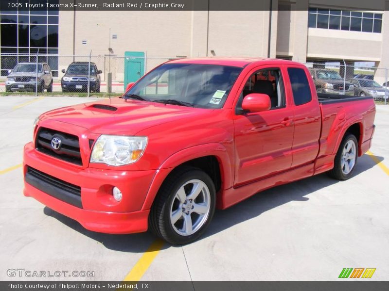 Radiant Red / Graphite Gray 2005 Toyota Tacoma X-Runner
