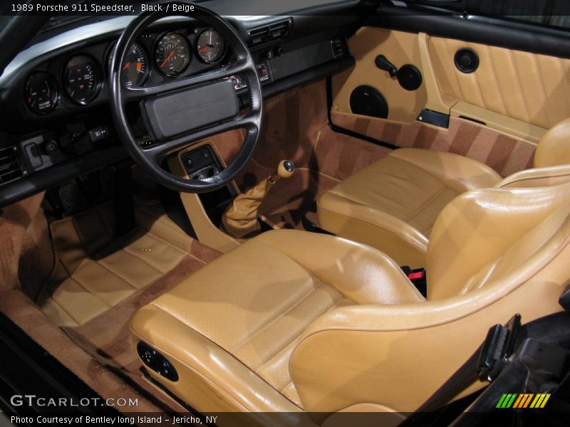 Black / Beige 1989 Porsche 911 Speedster