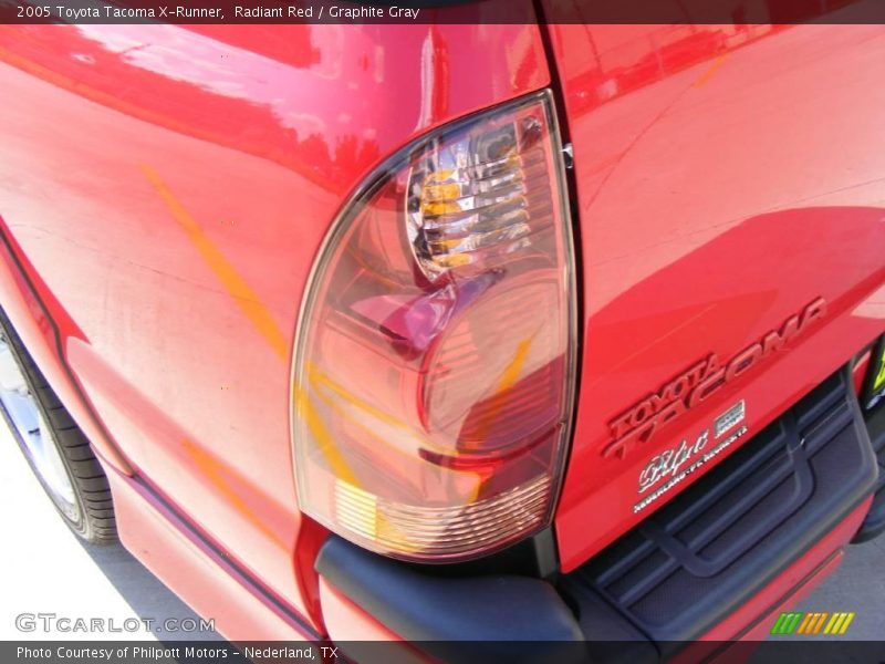 Radiant Red / Graphite Gray 2005 Toyota Tacoma X-Runner