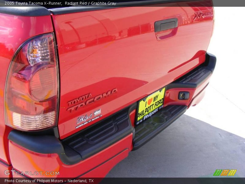 Radiant Red / Graphite Gray 2005 Toyota Tacoma X-Runner