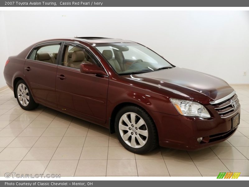 Cassis Red Pearl / Ivory 2007 Toyota Avalon Touring