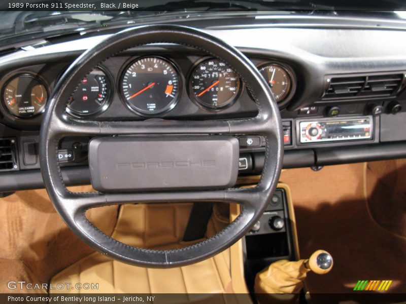 Black / Beige 1989 Porsche 911 Speedster