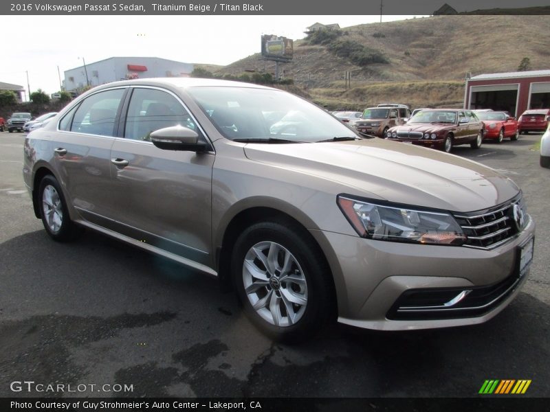 Front 3/4 View of 2016 Passat S Sedan