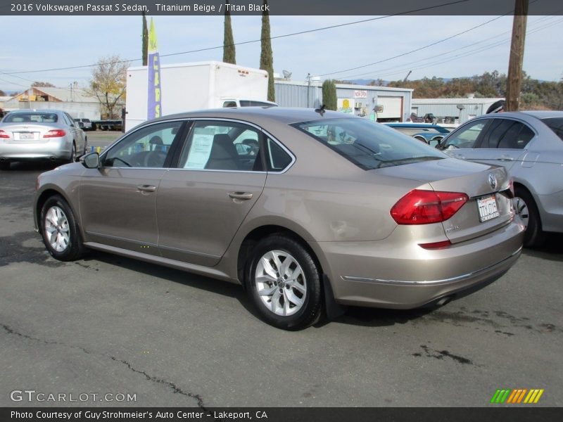 Titanium Beige / Titan Black 2016 Volkswagen Passat S Sedan