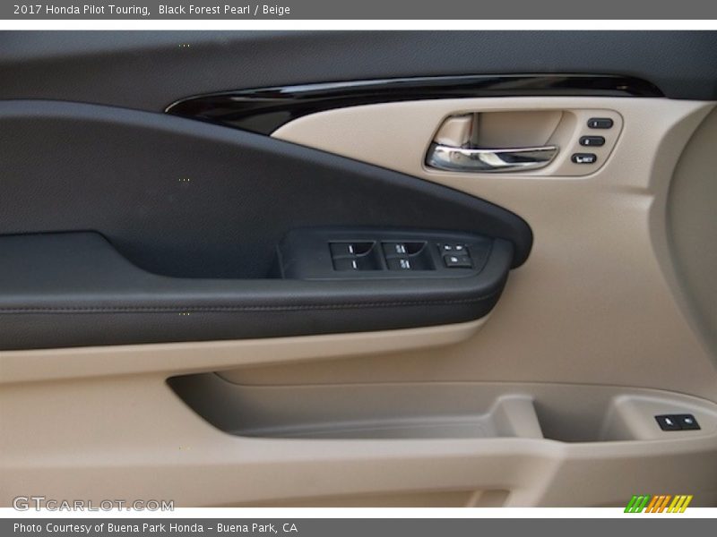 Black Forest Pearl / Beige 2017 Honda Pilot Touring
