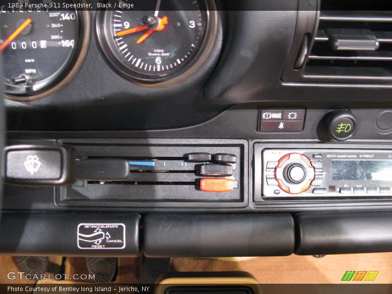 Black / Beige 1989 Porsche 911 Speedster