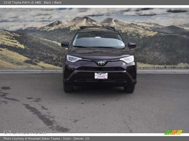 Black / Black 2018 Toyota RAV4 LE AWD