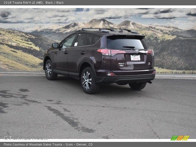 Black / Black 2018 Toyota RAV4 LE AWD