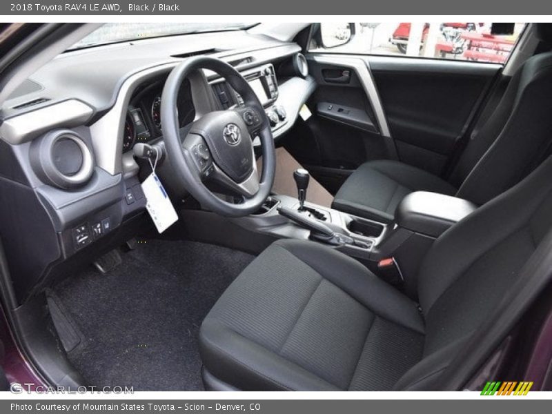 Black / Black 2018 Toyota RAV4 LE AWD