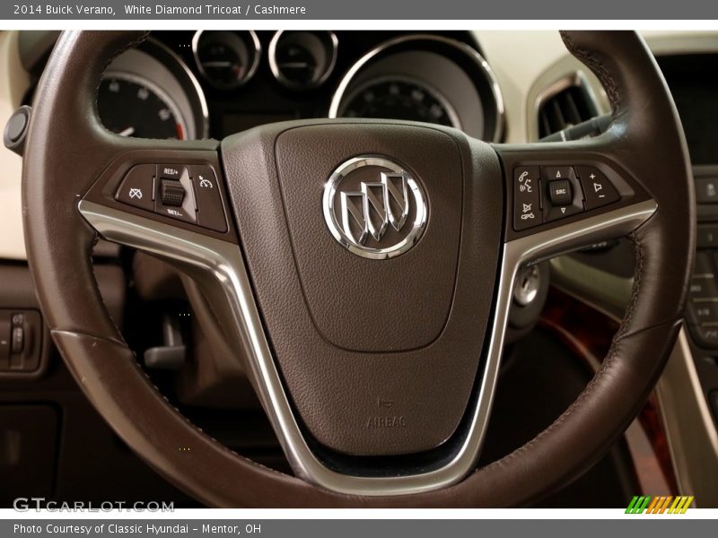 White Diamond Tricoat / Cashmere 2014 Buick Verano