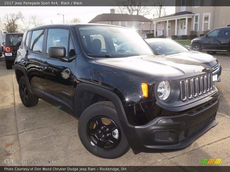 Black / Black 2017 Jeep Renegade Sport 4x4