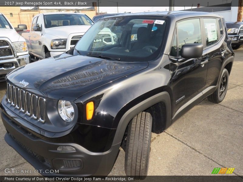 Black / Black 2017 Jeep Renegade Sport 4x4