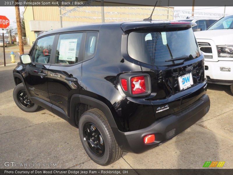 Black / Black 2017 Jeep Renegade Sport 4x4