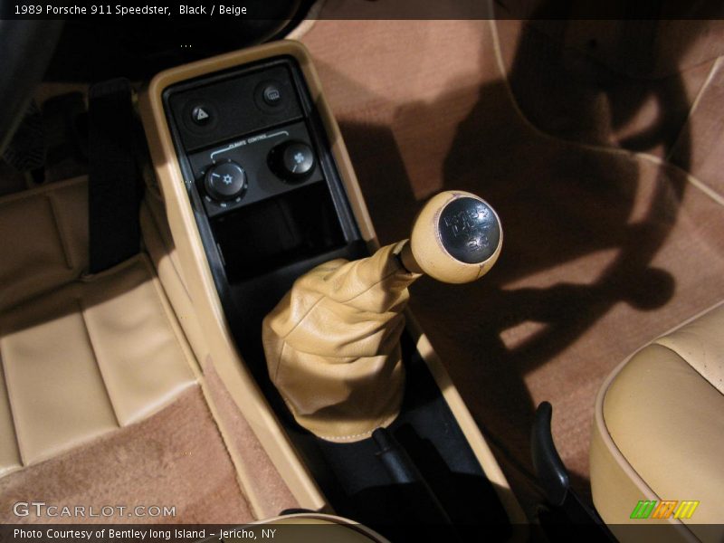 Black / Beige 1989 Porsche 911 Speedster