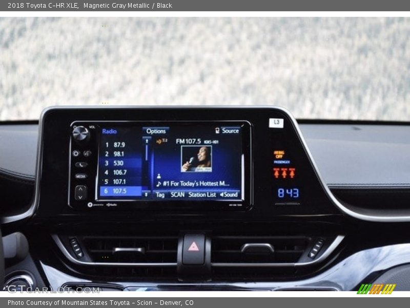 Magnetic Gray Metallic / Black 2018 Toyota C-HR XLE