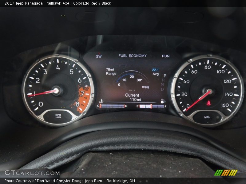 Colorado Red / Black 2017 Jeep Renegade Trailhawk 4x4
