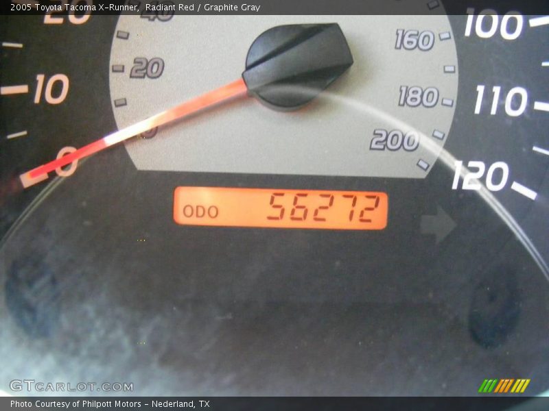 Radiant Red / Graphite Gray 2005 Toyota Tacoma X-Runner