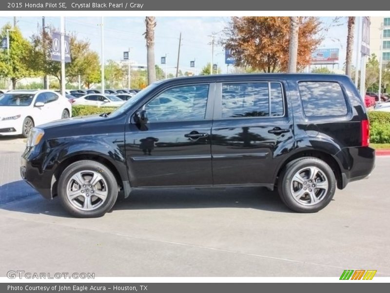 Crystal Black Pearl / Gray 2015 Honda Pilot SE
