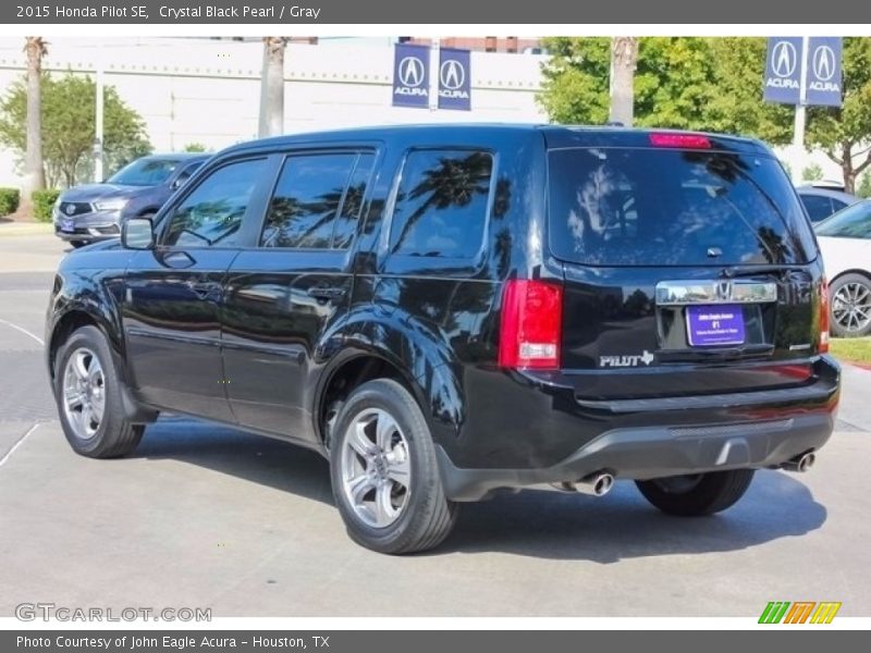 Crystal Black Pearl / Gray 2015 Honda Pilot SE