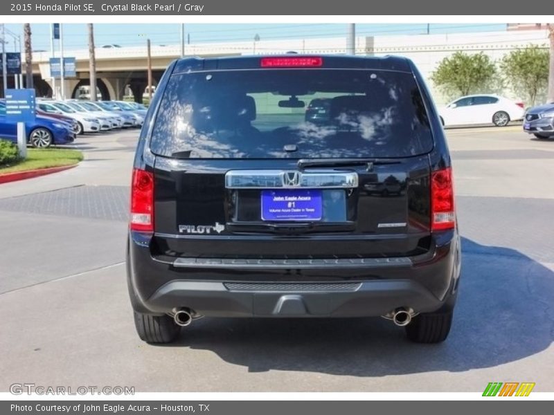 Crystal Black Pearl / Gray 2015 Honda Pilot SE