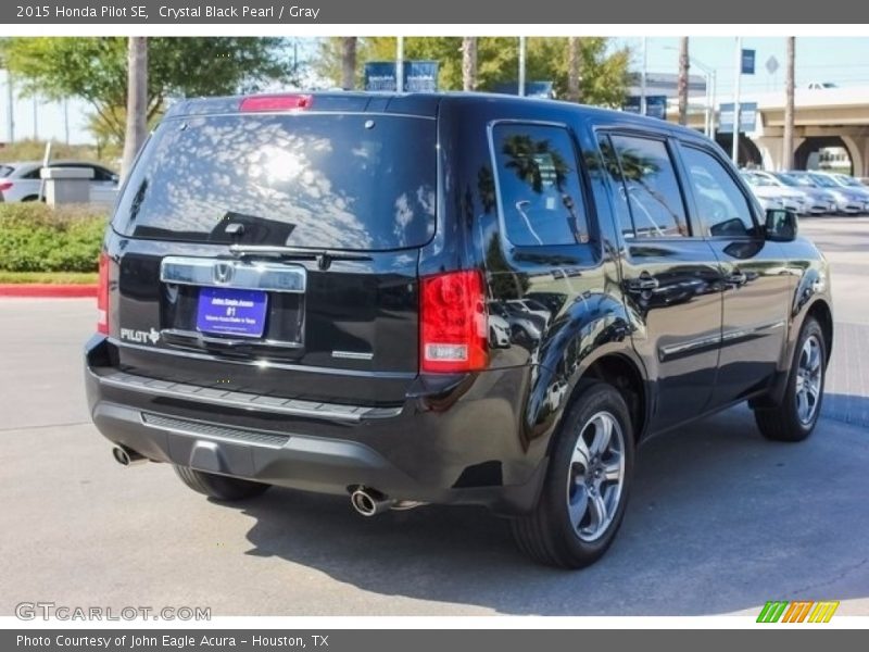 Crystal Black Pearl / Gray 2015 Honda Pilot SE