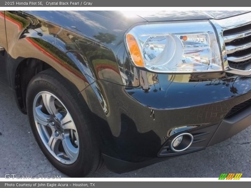 Crystal Black Pearl / Gray 2015 Honda Pilot SE