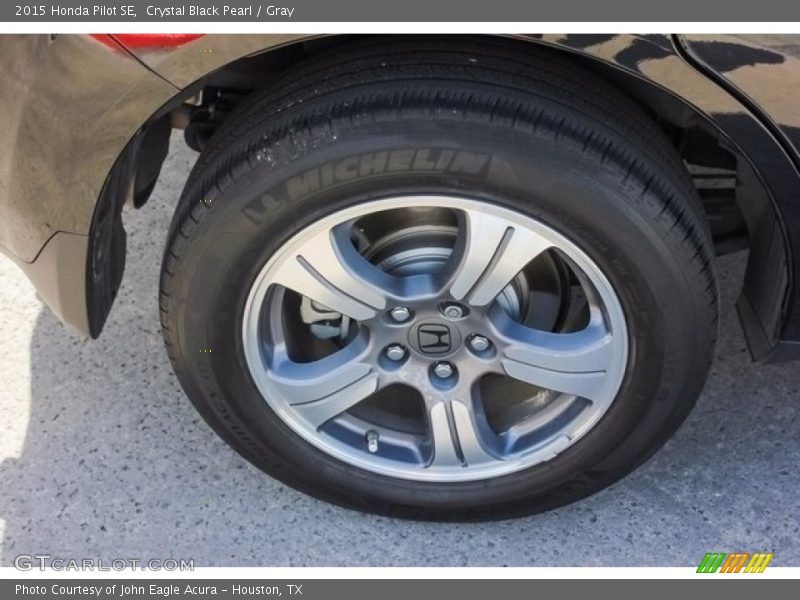 Crystal Black Pearl / Gray 2015 Honda Pilot SE