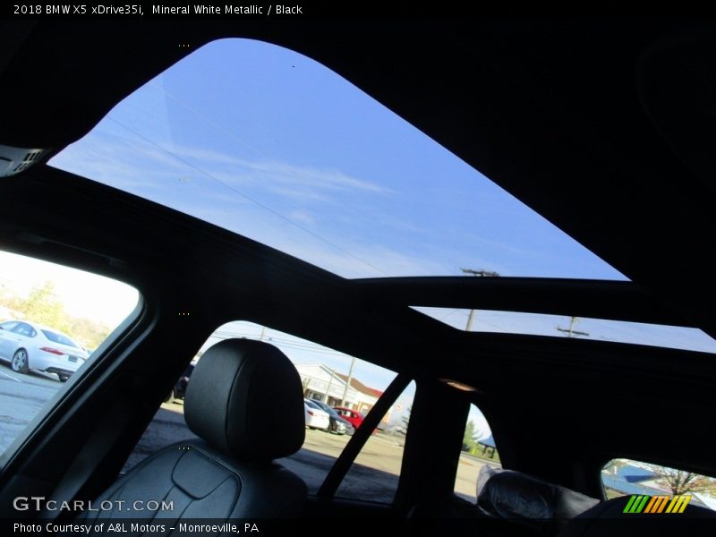 Mineral White Metallic / Black 2018 BMW X5 xDrive35i