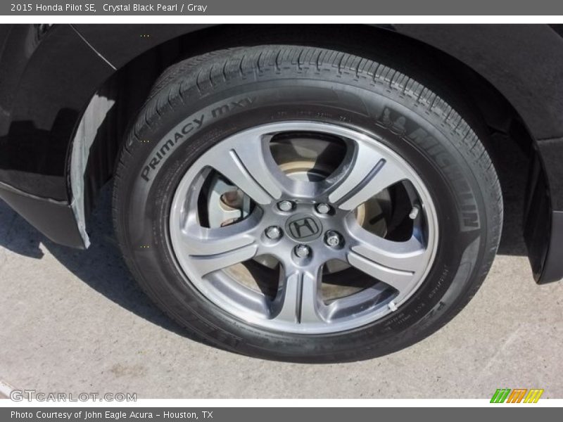 Crystal Black Pearl / Gray 2015 Honda Pilot SE