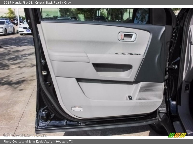 Crystal Black Pearl / Gray 2015 Honda Pilot SE